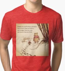 Camiseta de tejido mixto Eres valiente