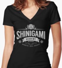 Shinigami Academy Women's Fitted V-Neck T-Shirt