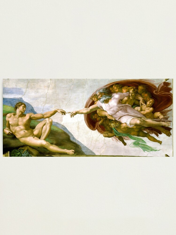 Michelangelo The Creation Of Adam 1510 Genesis Ceiling