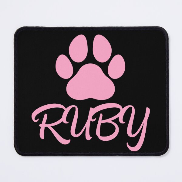 Item preview, Pink Dog Name Ruby designed and sold by Foofighter01.