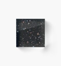 Hubble, COSMOS, Nasa, Extreme Deep Field image, space, constellation, Fornax Acrylic Block