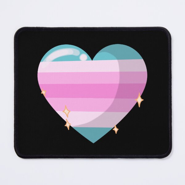 Item preview, Transfeminine Pride Heart designed and sold by BreakTheBinary.