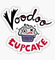 Voodoo Cupcake Sticker