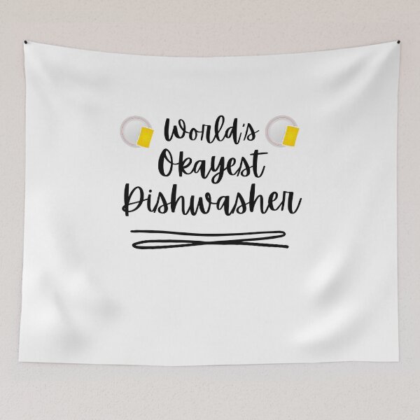 Item preview, Okayest dishwaser cleaning job restaurant Women Men designed and sold by Jeangel97.