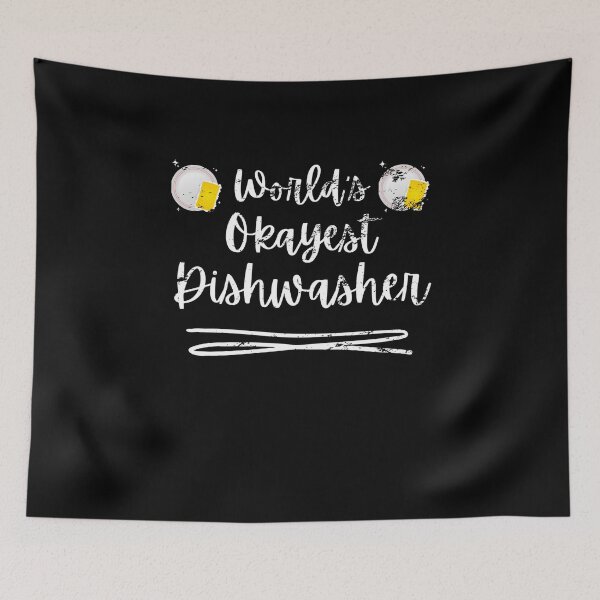 Item preview, Okayest dishwaser cleaning job restaurant Women Men Retro Vintage designed and sold by Jeangel97.