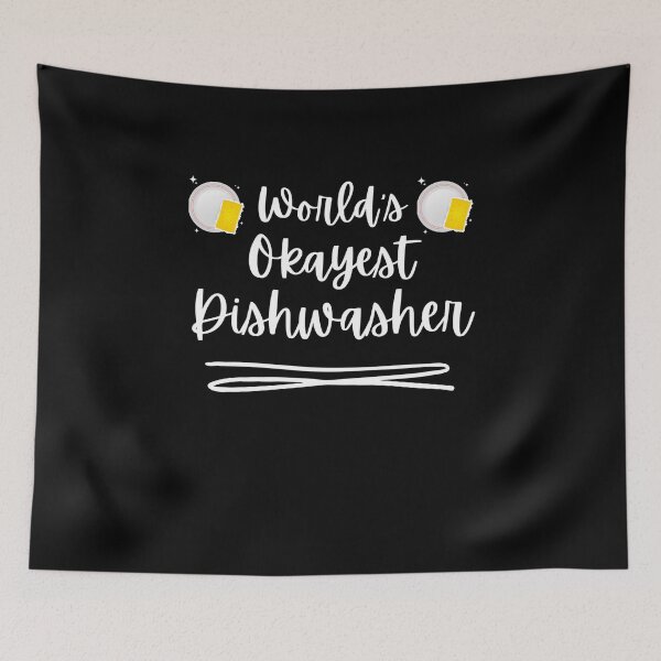 Item preview, Okayest dishwaser cleaning job restaurant Women Men designed and sold by Jeangel97.