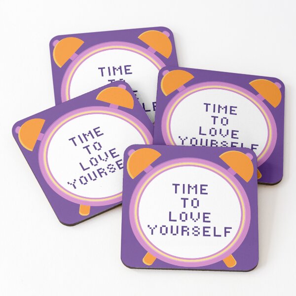 Item preview, time to love yourself alarm clock designed and sold by indie cottage.