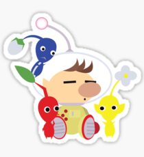 Olimar and Pikmin Vector Sticker