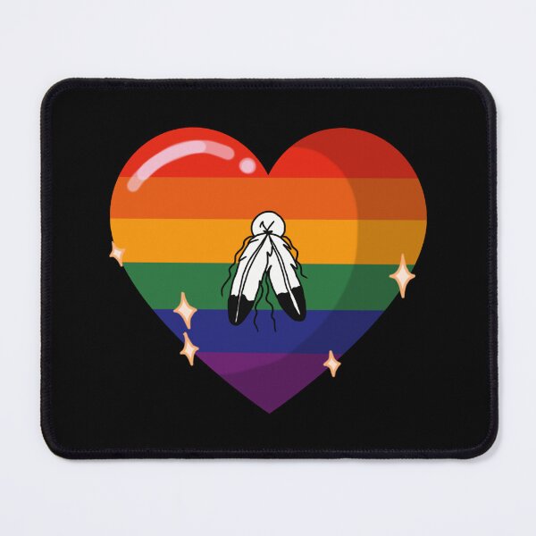 Item preview, Two Spirit Pride Heart Sticker designed and sold by BreakTheBinary.