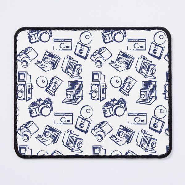 Item preview, Vintage Cameras - Photography - Photographer Pattern - Blue White designed and sold by whyitsme.