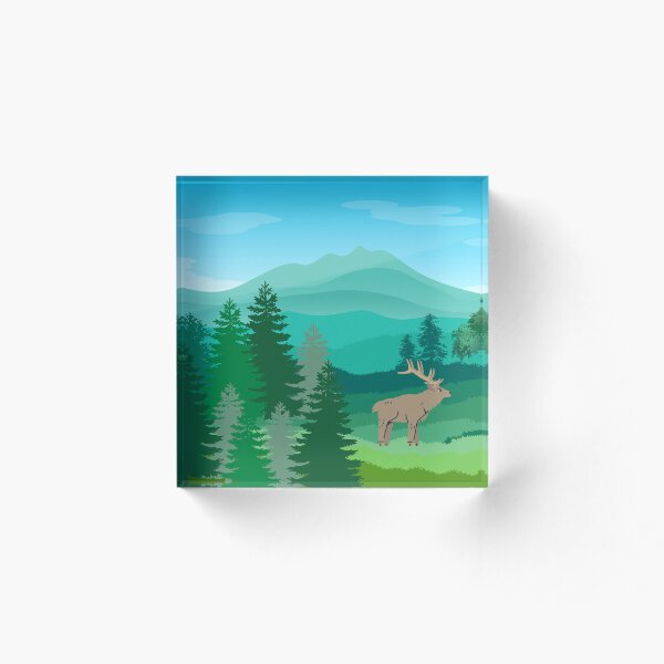 Item preview, Friends of the Forest, Mountains, Nature, Moose, deer, elk designed and sold by DigitalCutFile.