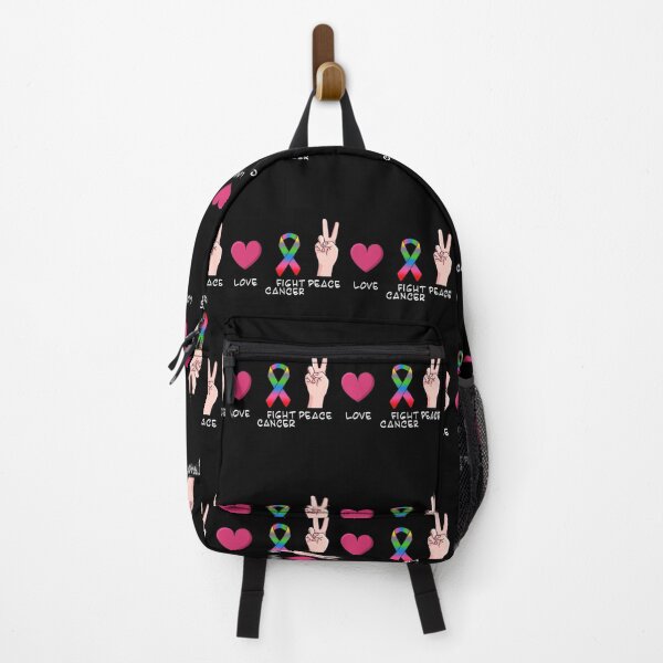 Item preview, Multicolor Peace Love Fight Cancer In All Color design designed and sold by Merchking1.