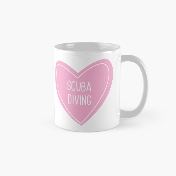 Item preview, Scuba Diving Heart designed and sold by teesaurus.