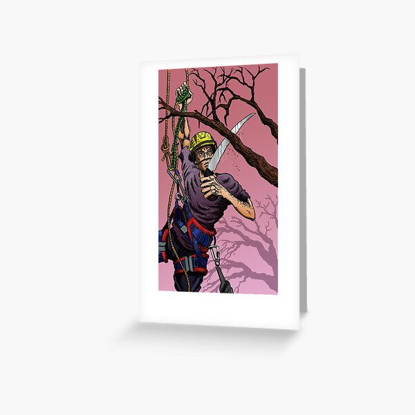 Tree Surgeon Greeting Card