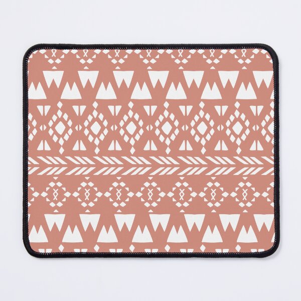 Item preview, Boho Mud Cloth Pattern On Brown Terracotta designed and sold by ArunikaPrints.