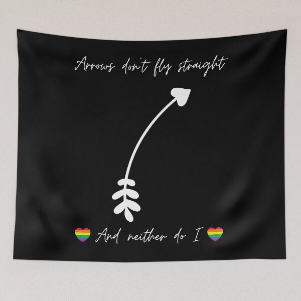 Item preview, Arrows Don't Fly Straight Lover Gifts designed and sold by Ramirez63026.