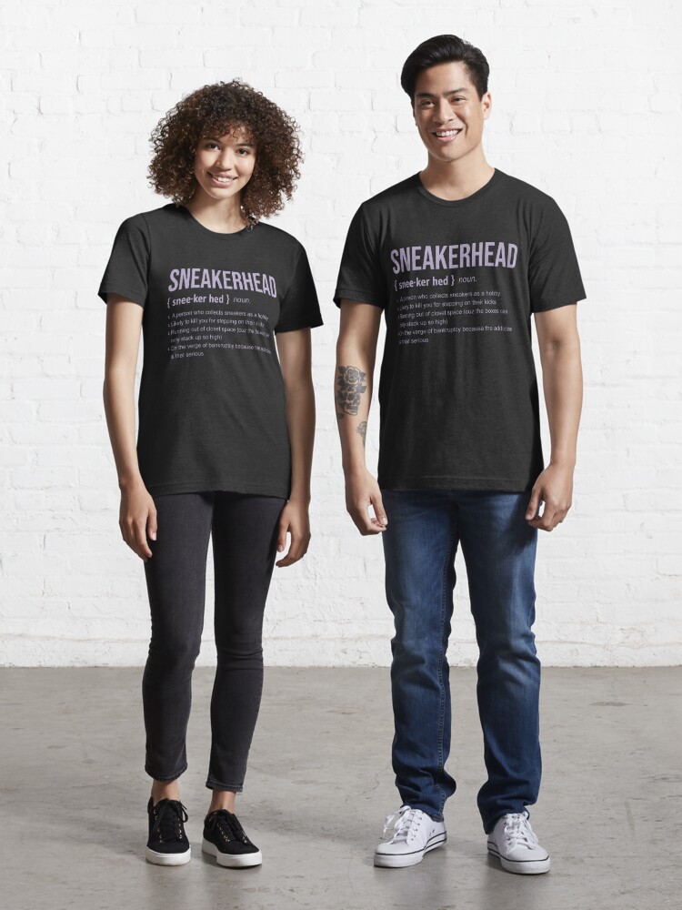 SNEAKERHEAD Definition Funny Sneaker Lover Design Essential T-Shirt for  Sale by Deborah-Jones