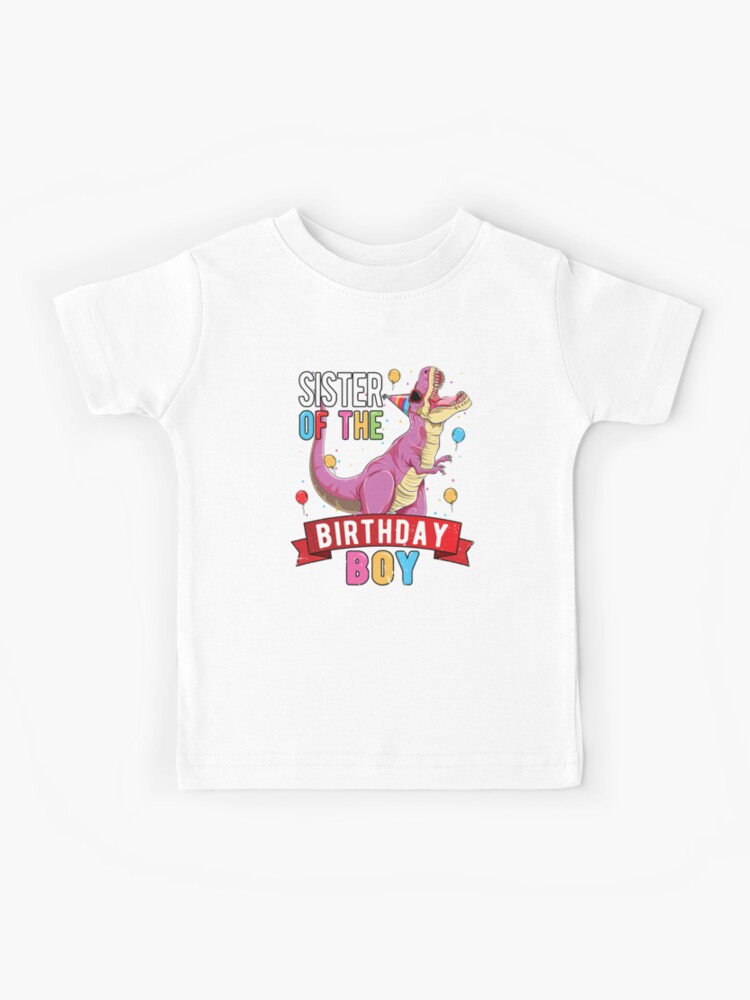 Dinosaur t shirt Birthday Matching Party Family Kid Tshirt Mom, dad, sister  2