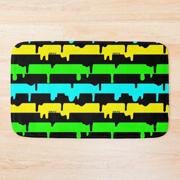 Item preview, Yellow Green and Blue Drippy Stripes designed and sold by JanGrackle.