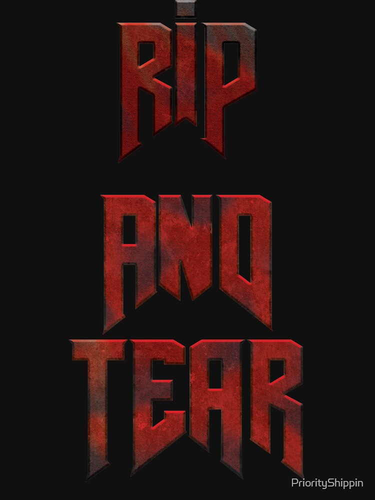 rip and tear t shirt