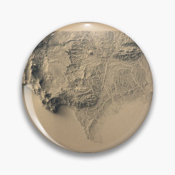 Item preview, South Central USA (New Mexico, Texas, Oklahoma, Arkansas and Louisiana) Relief Map 3D digitally-rendered designed and sold by ThinkAboutMaps.