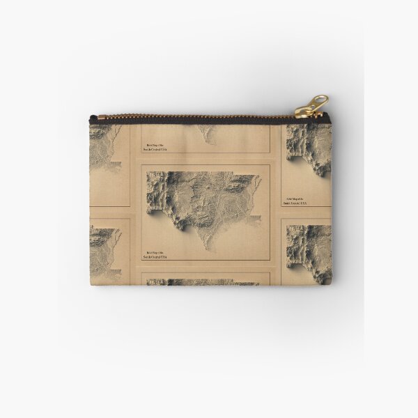 Item preview, South Central USA (New Mexico, Texas, Oklahoma, Arkansas and Louisiana) Relief Map 3D digitally-rendered designed and sold by ThinkAboutMaps.