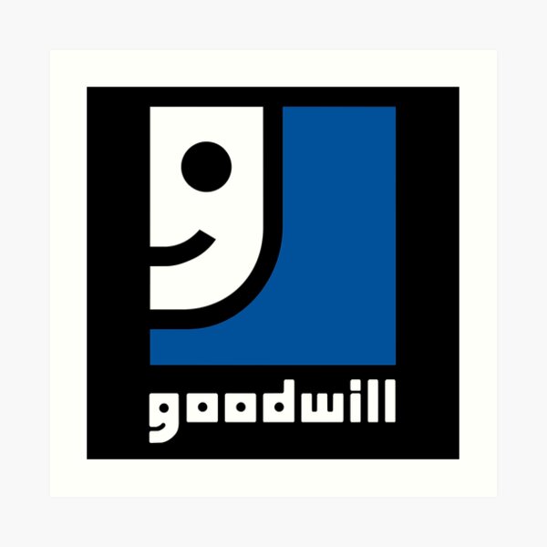 "Goodwill Logo Sticker" Art Print for Sale by AnYusiNA100 Redbubble