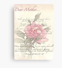 A Mother's Love Canvas Print