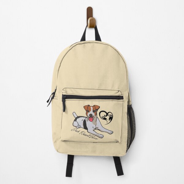 Vista previa del artículo con la obra « Jack Russell Terrier, amo a mi Jack Russel, Jack Russell mamá papá», diseñado y vendido por Fitandstylish.