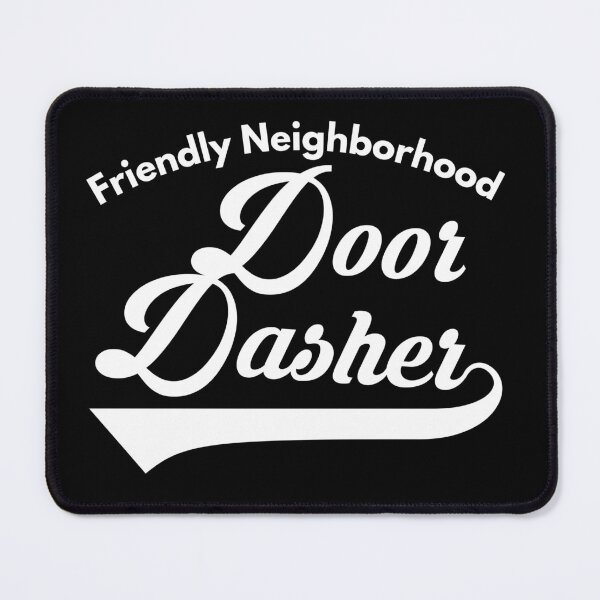 Item preview, Retro Friendly Neighborhood Door Dasher White Font | Food Driver Service Appreciation designed and sold by deliverylife.