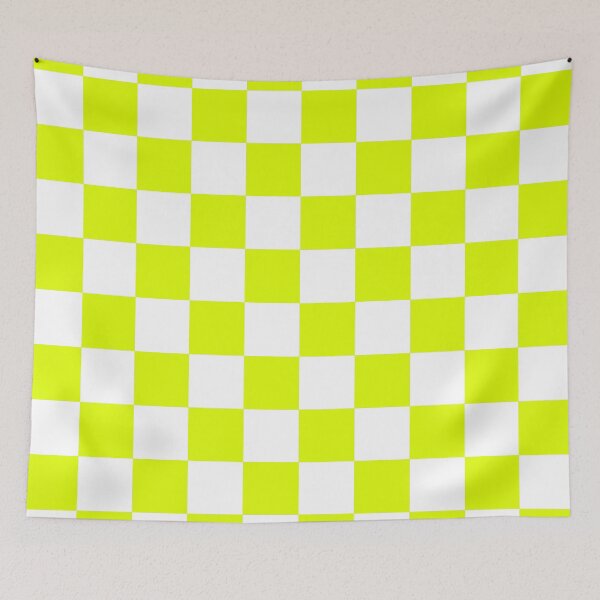 Item preview, Chartreuse Checkers Pattern designed and sold by Jared Davies.