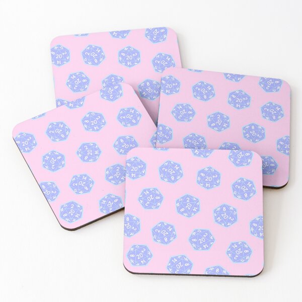 Item preview, Twenty Sided Dice Pattern in Pastels designed and sold by evannave.