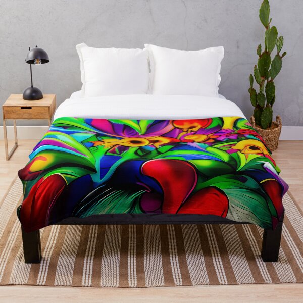 Item preview, Psychedelic Flowers  designed and sold by CSturgill2.
