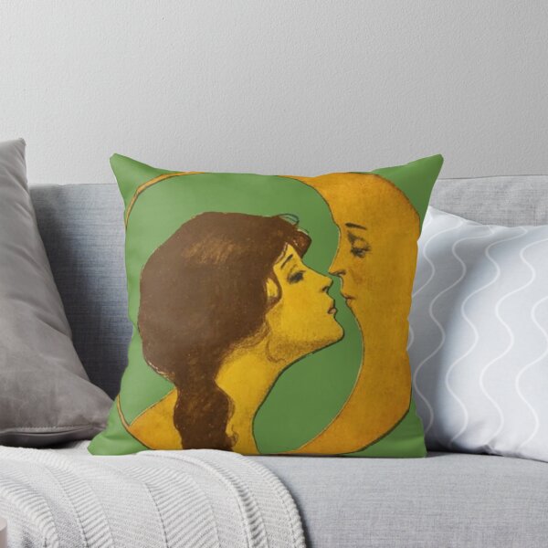 Item preview, Woman Whispering Crescent Moon designed and sold by mgir-art.