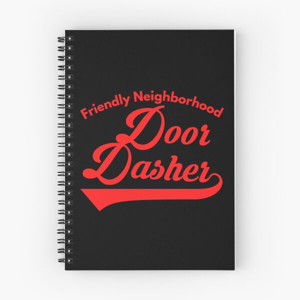 Item preview, Retro Friendly Neighborhood Door Dasher Red Font | Food Driver Service Appreciation designed and sold by deliverylife.