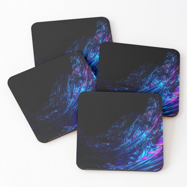 Item preview, Futuristic Abstract Compostion 3D -blue lights- designed and sold by lematworks.