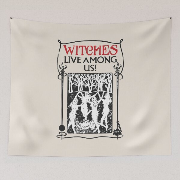 Item preview, Witches Live Among Us designed and sold by Plan8.