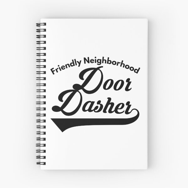 Item preview, Retro Friendly Neighborhood Door Dasher Black Font | Food Driver Service Appreciation designed and sold by deliverylife.