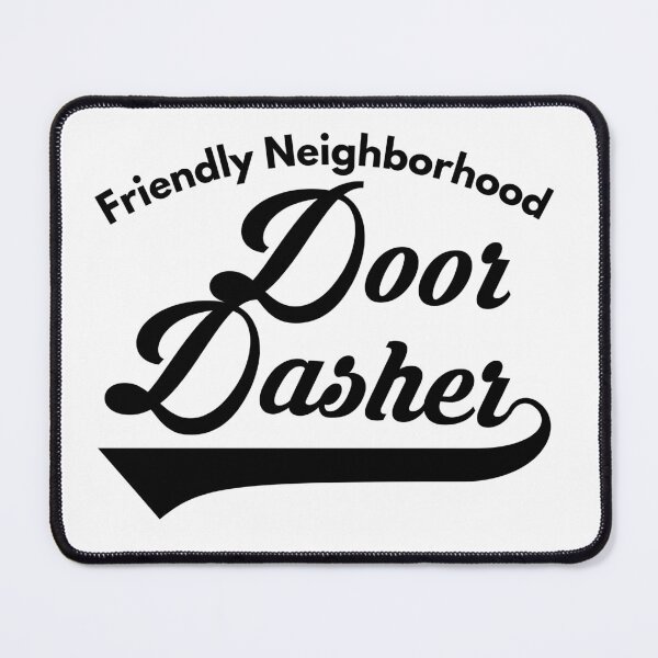 Item preview, Retro Friendly Neighborhood Door Dasher Black Font | Food Driver Service Appreciation designed and sold by deliverylife.