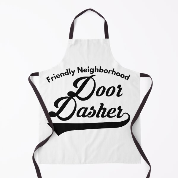 Item preview, Retro Friendly Neighborhood Door Dasher Black Font | Food Driver Service Appreciation designed and sold by deliverylife.