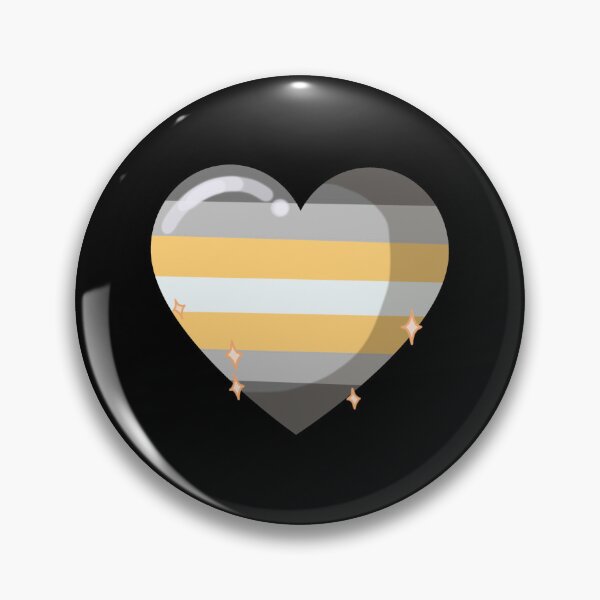 Item preview, Demigender heart sticker designed and sold by BreakTheBinary.