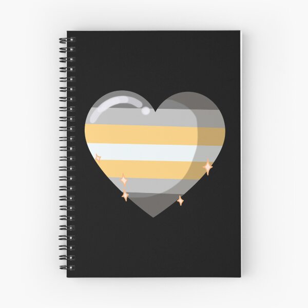 Item preview, Demigender heart sticker designed and sold by BreakTheBinary.