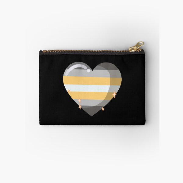Item preview, Demigender heart sticker designed and sold by BreakTheBinary.