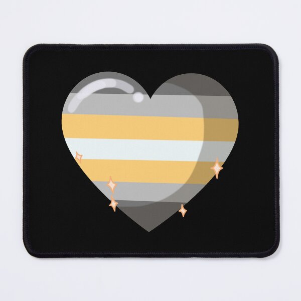 Item preview, Demigender heart sticker designed and sold by BreakTheBinary.