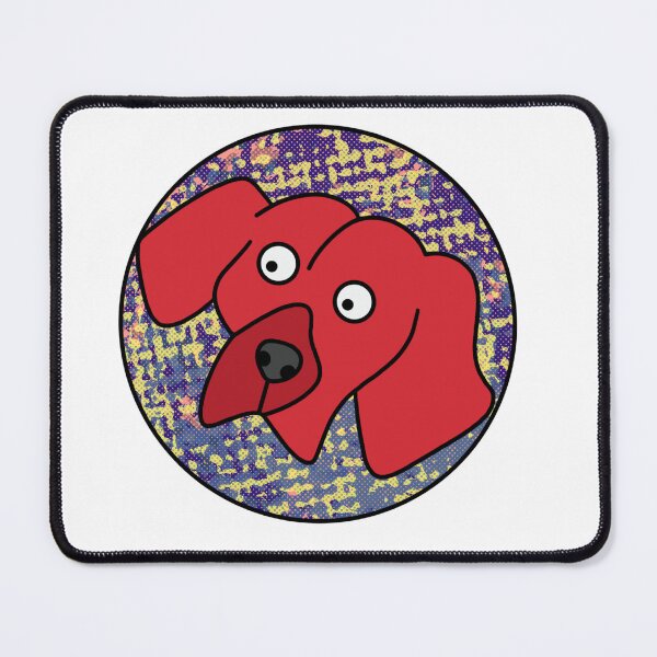 Item preview, red dog logo designed and sold by Leah Haas.