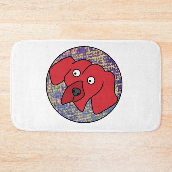 Item preview, red dog logo designed and sold by Leah Haas.