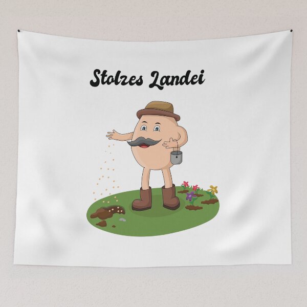 Item preview, Proud Country Bumpkin - Scatter And Plant Flowers designed and sold by Kaaimaan.