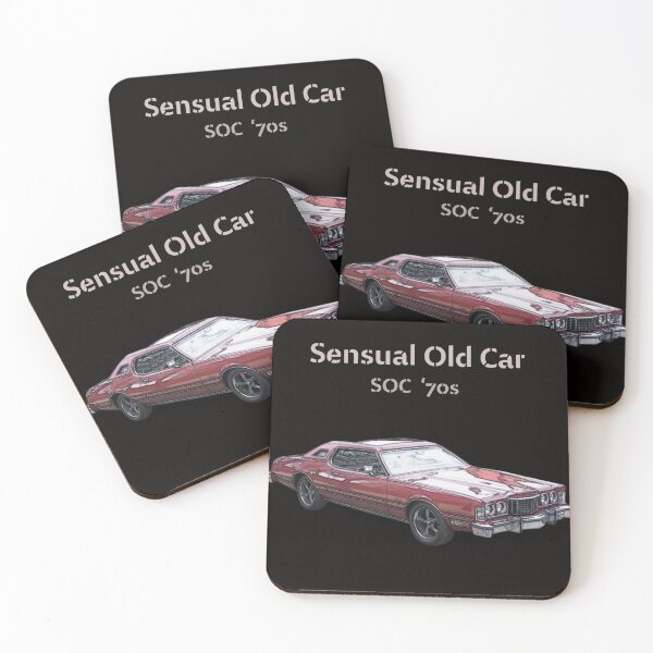 Item preview, Sensual old car ‘70s  designed and sold by VervainTrendy.