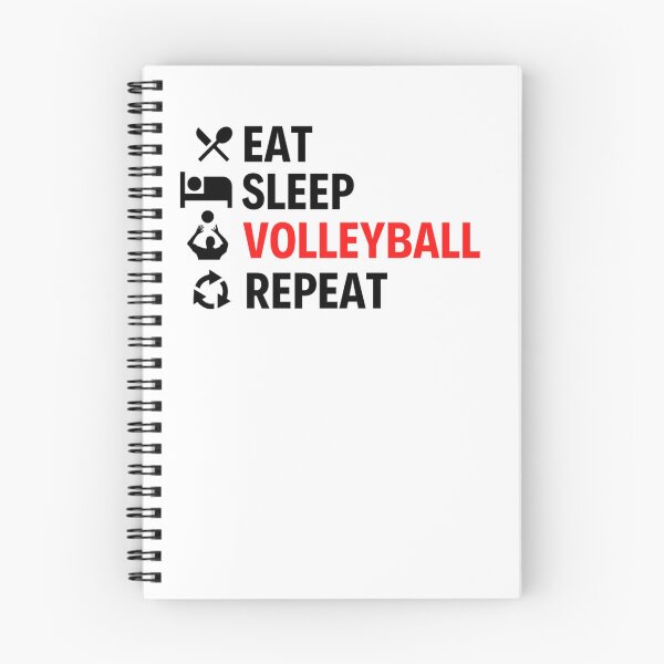 Item preview, Eat Sleep Volleyball Repeat | Funny Volleyball Quote designed and sold by chetan786.
