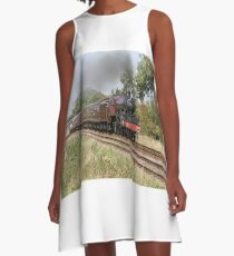 steam train A-Line Dress